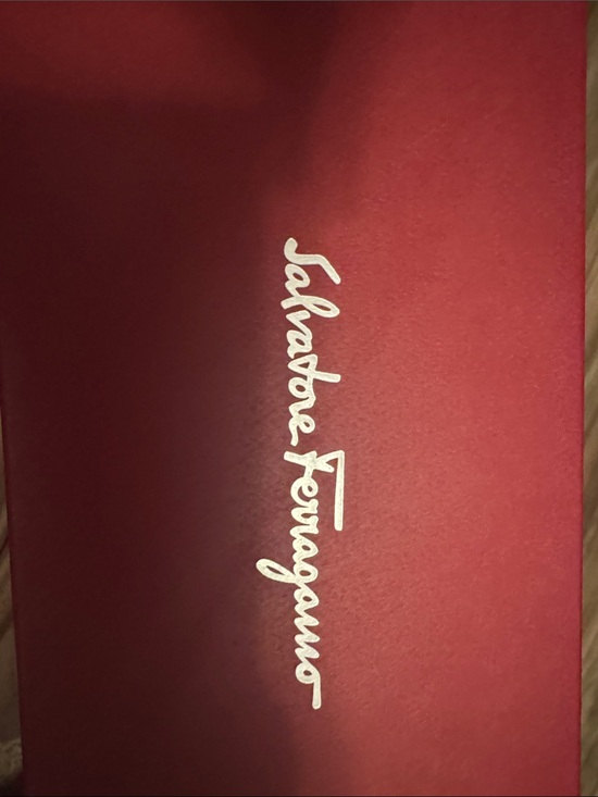 Salvatore Ferragamo Red Box with White Script Logo main image 5